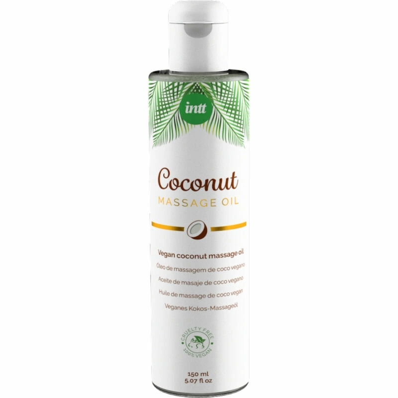 INTT Olejek do Masażu Vegan Coconut 150ml Kokosowy, Wegański, Nawilżający