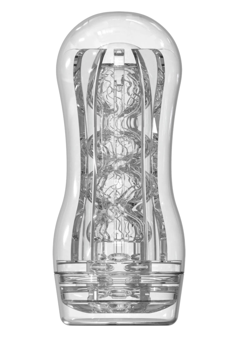 TOYJOY HERO Clear Grip przezroczysta maszyna intymna z systemem próżni, ergonomiczny kształt