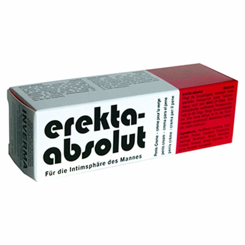 INVERMA Erekta Absolut krem pielęgnacyjny dla mężczyzn 18 ml – mikrokrążenie, bezzapachowy