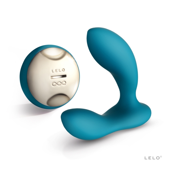 SexShop - Luksusowy masażer prostaty - Lelo Hugo Prostate Massager Niebieski