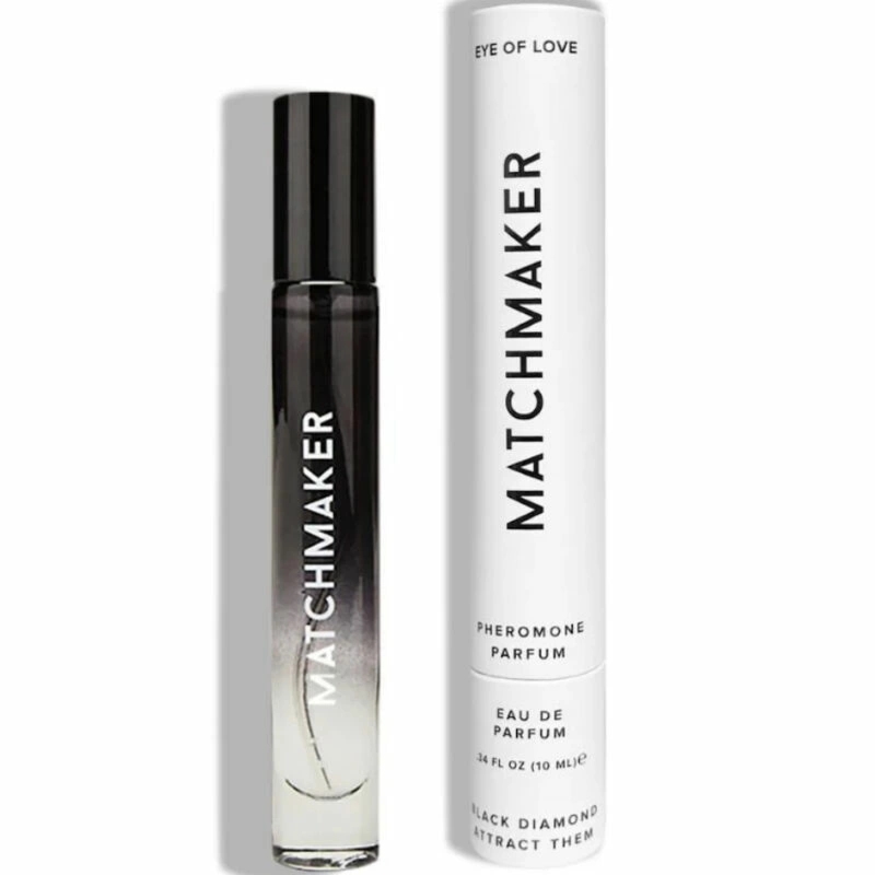 Eye of Love Matchmaker Black Diamond perfumy z feromonami 10 ml – podróżny format, nuty cytrusowe