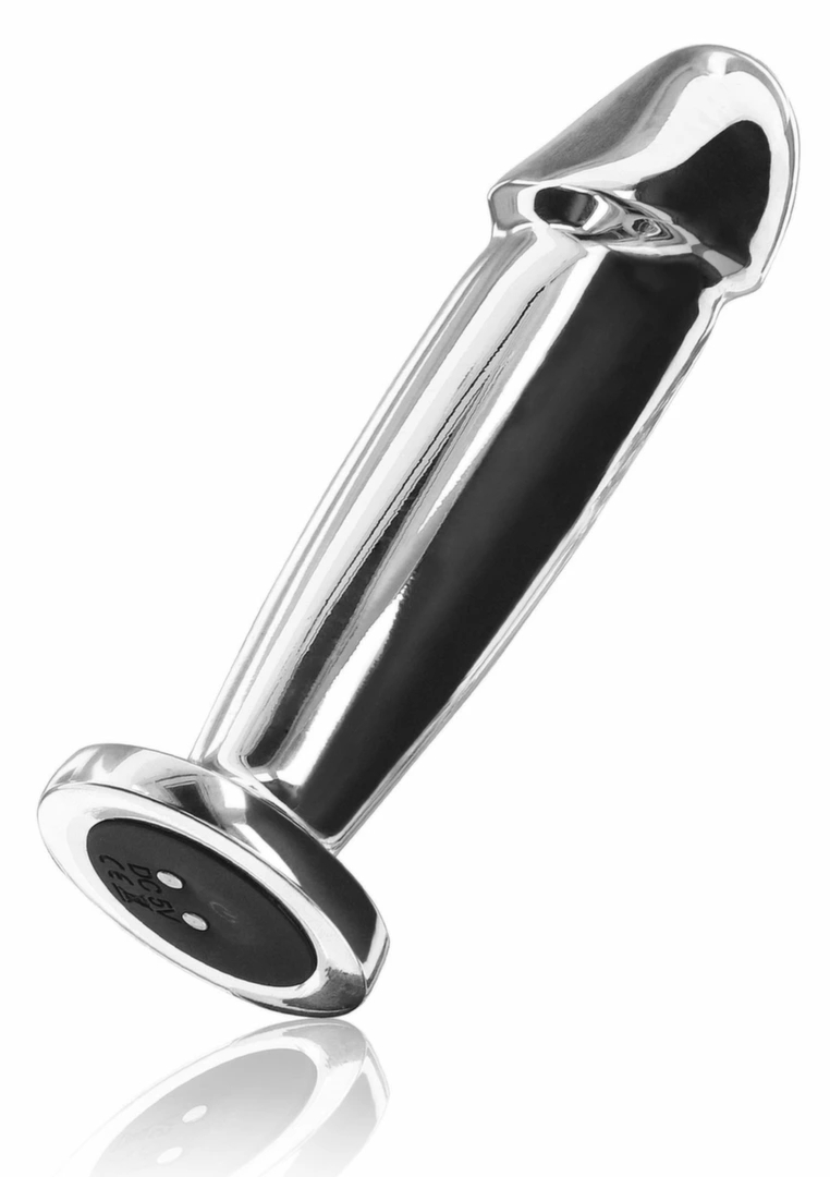 TOYJOY The Intruder Vibrating Plug metalowy wibrator z 7 trybami, duży rozmiar, USB