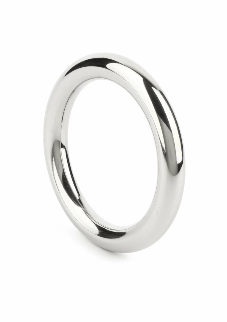 Mr. Steel The Prince C-Ring 8mm x 45mm stal nierdzewna, klasyczna obręcz, polerowana powierzchnia