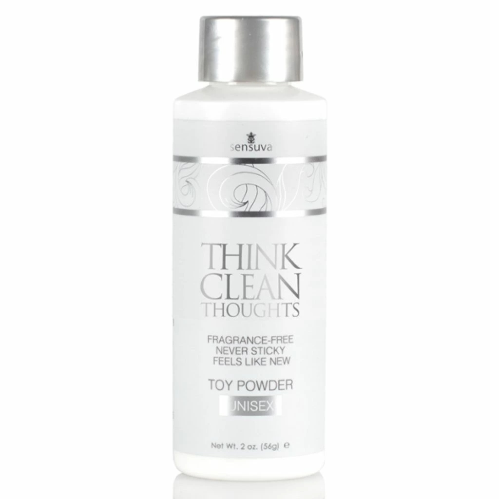 Sensuva Think Clean Thoughts – Puder pielęgnacyjny do akcesoriów intymnych 56g