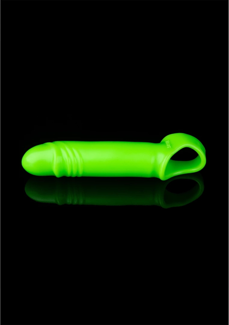 Ouch! Glow In The Dark – elastyczna osłona intymna świecąca w ciemności, zielona, TPE