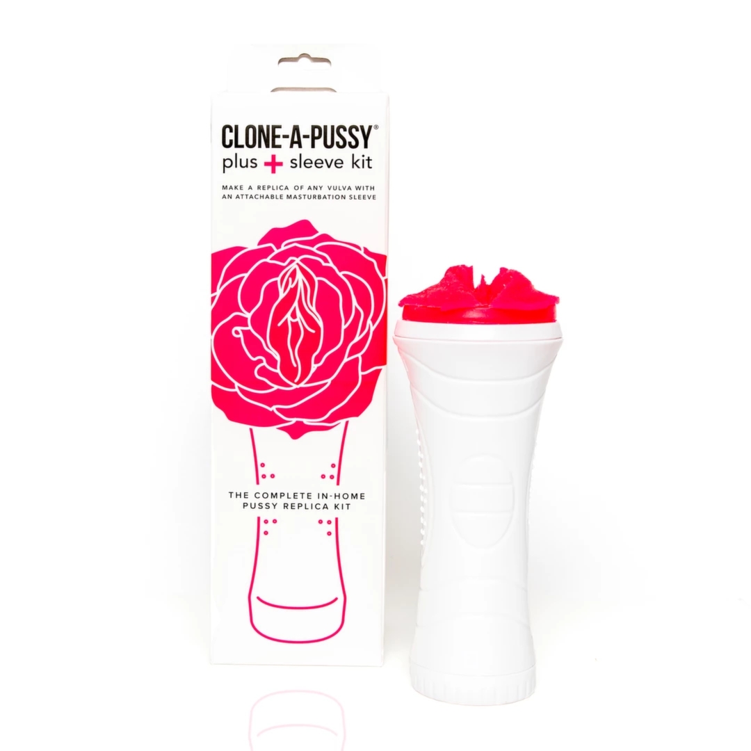 Clone-A-Pussy Plus Sleeve Kit Pink – zestaw do modelowania anatomicznego z wkładką, różowy