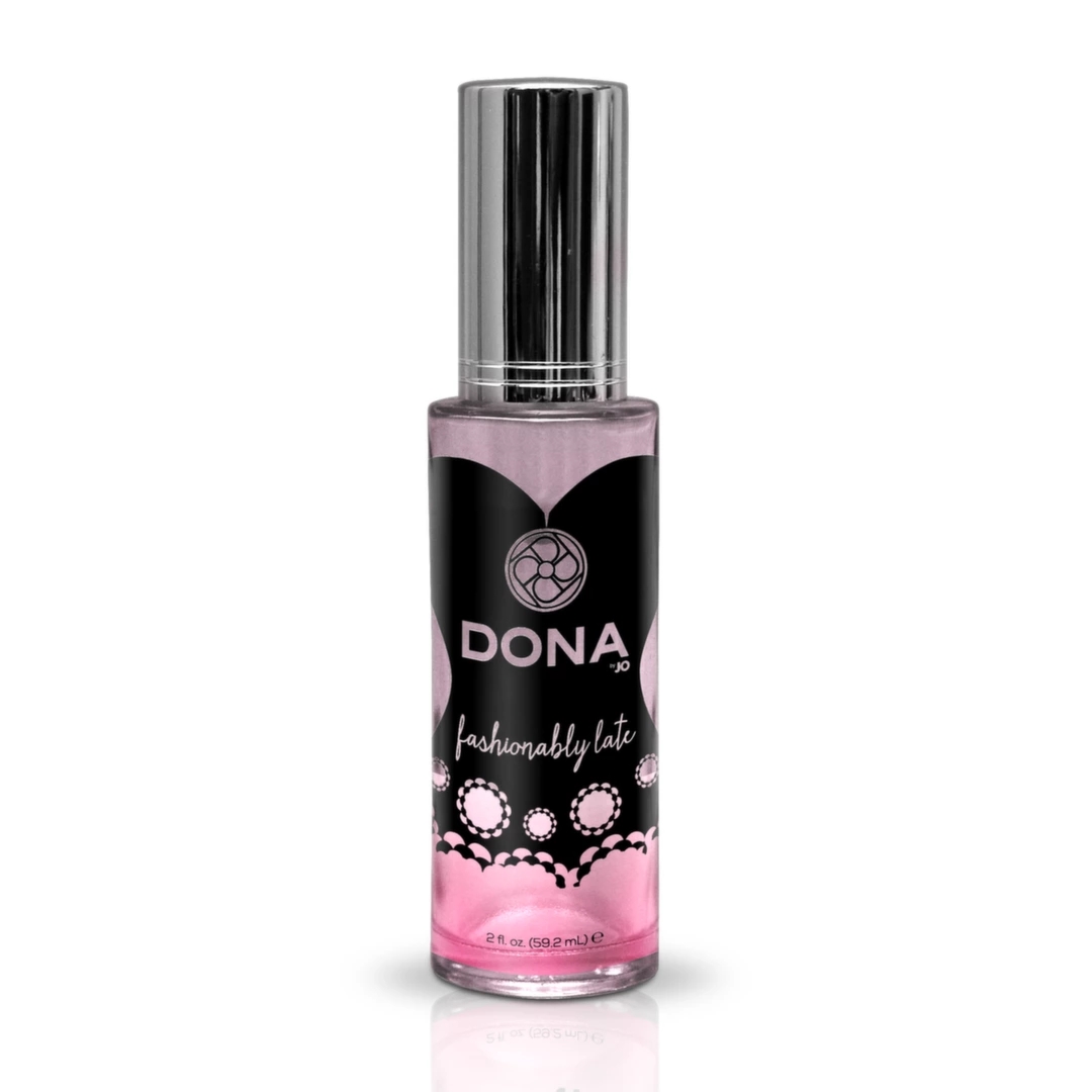 Dona Pheromone Perfume Fashionably Late 60ml, trwały zapach z nutą feromonow, wegański