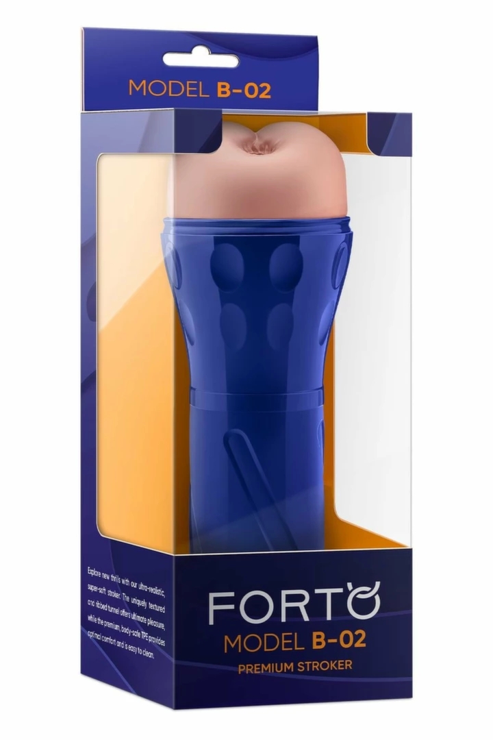 FORTO MODEL B-02 Stroker Light – system intymny, regulacja siły ssania, anatomiczny TPE