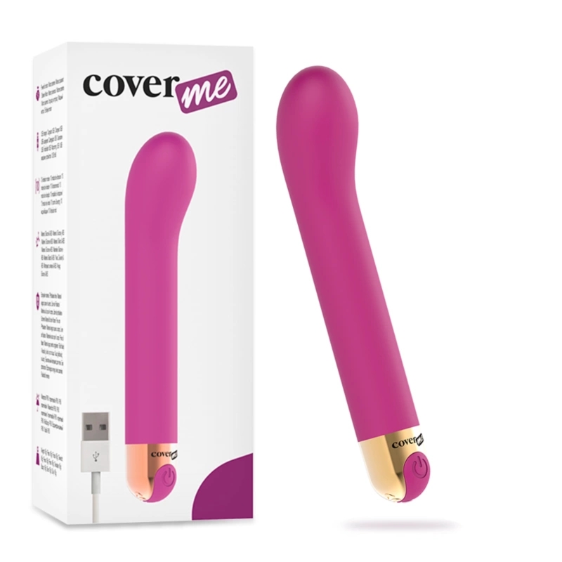 COVERME G-Spot – system wibracyjny 10 trybów, USB, IPX7, fioletowy, silikon medyczny