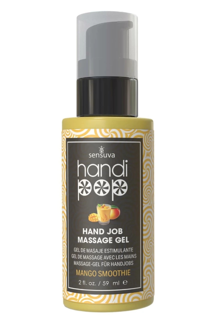 Sensuva Handipop Mango Smoothie jadalny żel do masażu 59ml, owocowy aromat