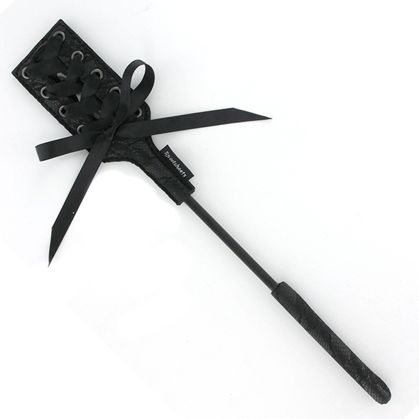 Sexshop - Sportsheets Midnight Lace Crop - Zdobiona szpicruta - online