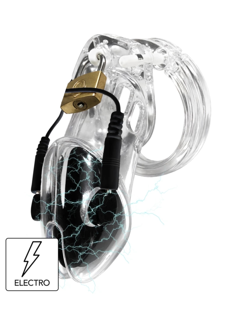 HIDDEN DESIRE Electro Cock Cage – elektryczna klatka intymna z pilotem, regulowana konstrukcja