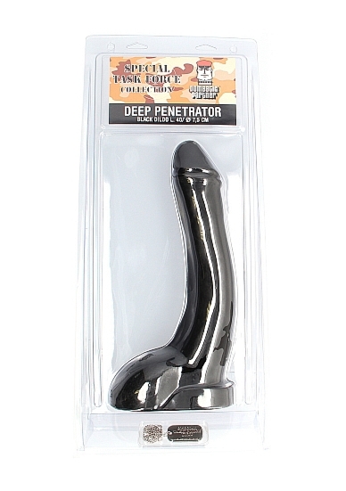Penis do penetracji analnej - Czarny SPT75B - Deep Penetrator - Black