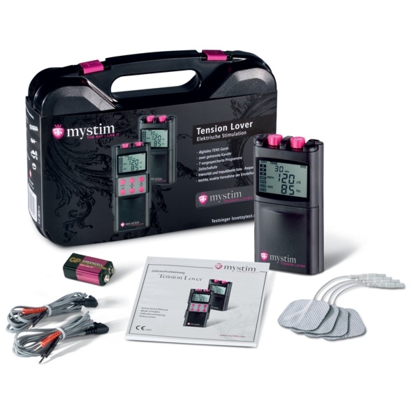 SexShop - Zestaw do elektrostymulacji cyfrowy - Mystim Tension Lover E-Stim Tens Unit - online