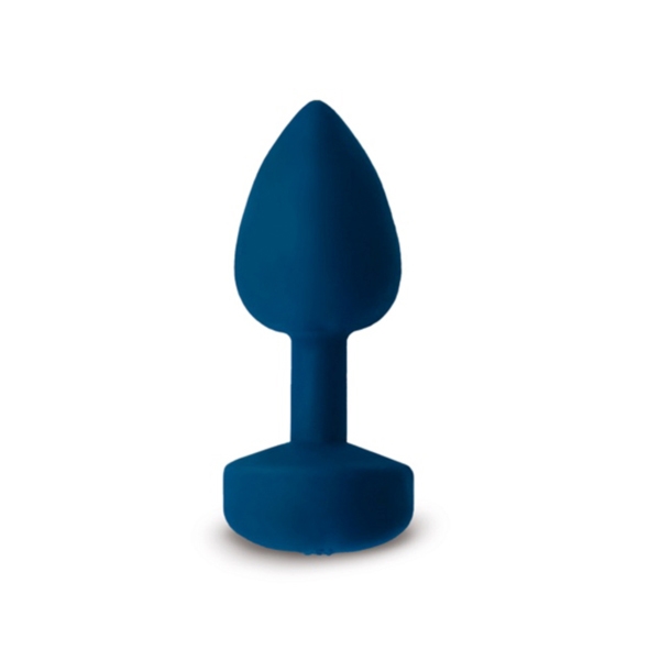 SexShop - Wibrujący plug analny ładowany - Fun Toys Gplug Small Niebieski