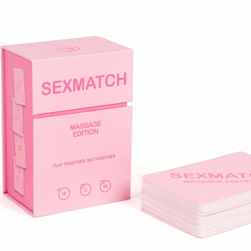 Secret Play Sexmatch Massage Edition – gra karciana dla par, 89 kart, zadania masażu