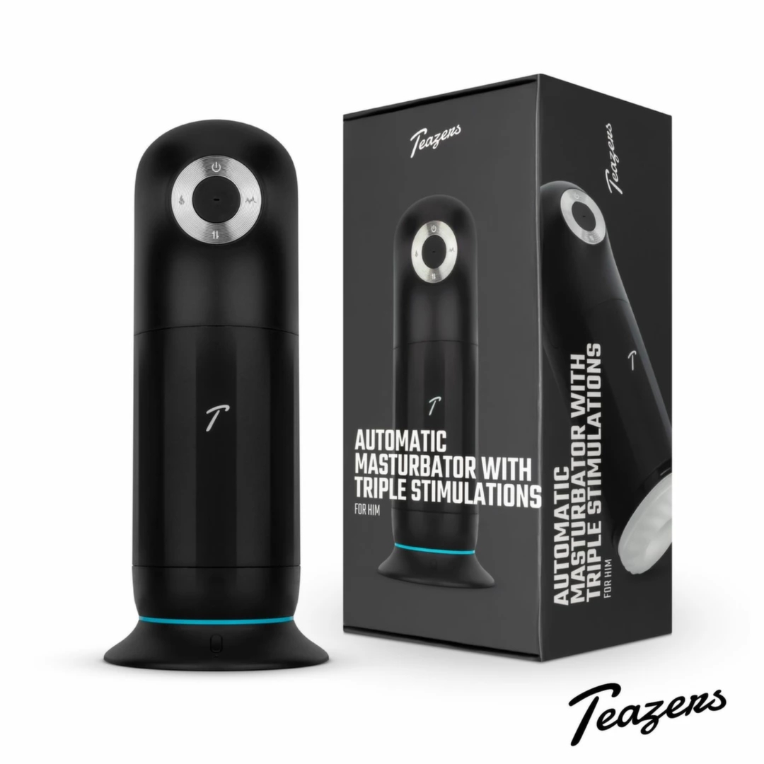 Teazers Automatic – Maszyna intymna z 3 systemami: pulsacja, ruch, podgrzewanie, 10 trybów