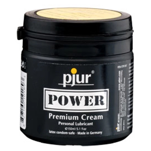 Pjur Power Premium Cream 150ml – hybrydowy krem nawilżający do maszyn intymnych i akcesoriów