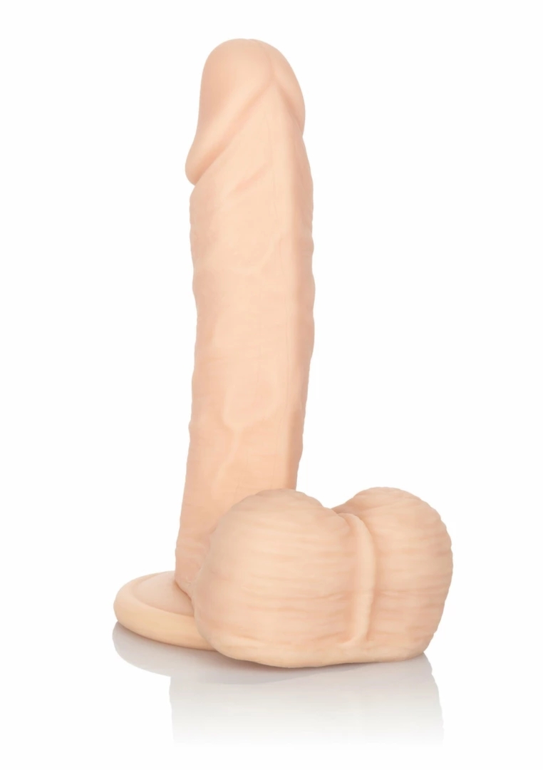 CalExotics Emperor Ballsy model z przyssawką, PureSkin, anatomiczny kształt, 22 cm