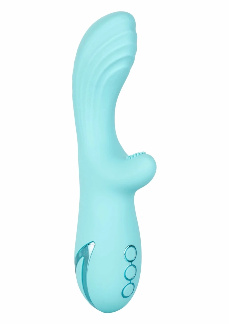 California Dreaming Catalina Climaxer silikonowy masażer dwufunkcyjny, 10 trybów, USB, wodoodporny