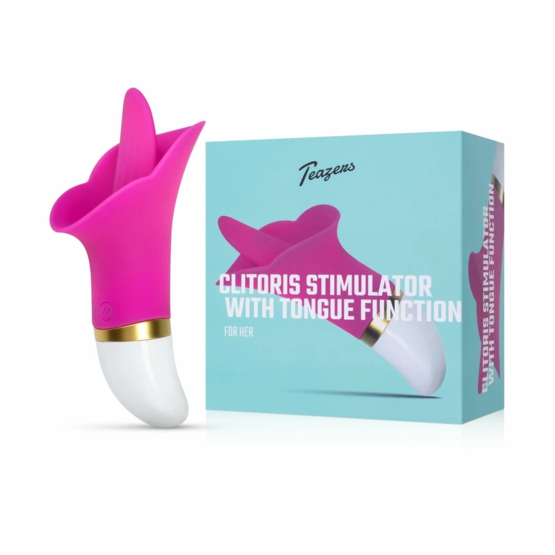 Teazers Flower Touch – model wibrujący silikonowy, różowy, 10 trybów, anatomiczna powierzchnia