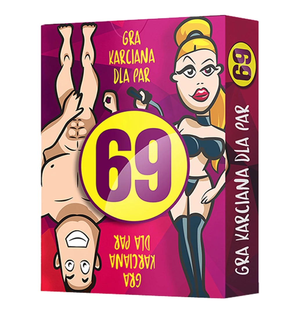 69 Gra Karciana Dla Par – zestaw 2 poziomy trudności, SOFT/HARD, 18+, karty i kostka