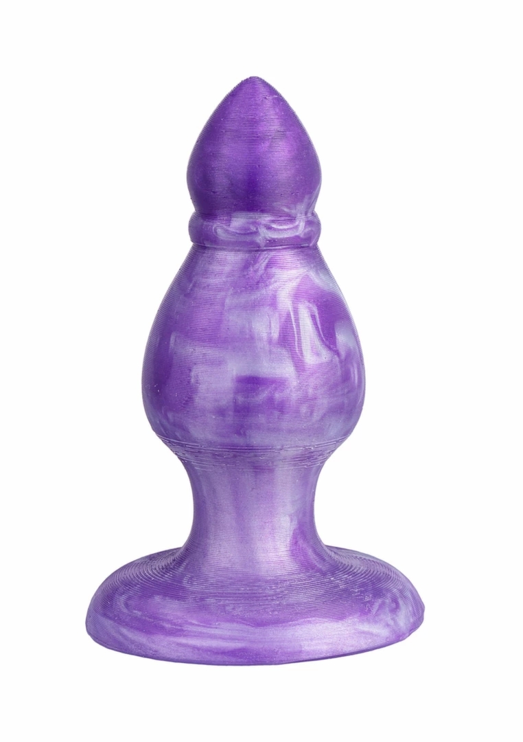 Fantasy Plug Queen fioletowy, regulowana twardość, SILEXPAN, anatomiczny kształt