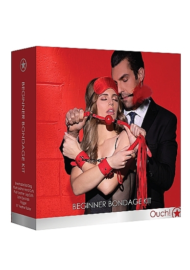 ZESTAW BONDAGE dla par Beginners Bondage Kit - Beginners Bondage Kit - Red
