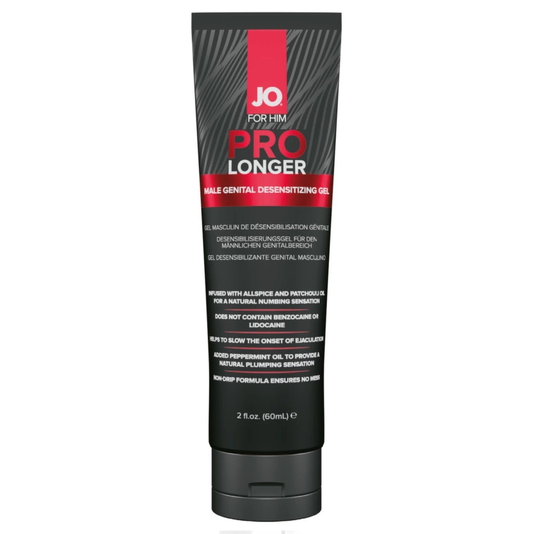 System JO Prolonger Gel 60ml – delikatny żel wydłużający czas działania, bez benzokainy