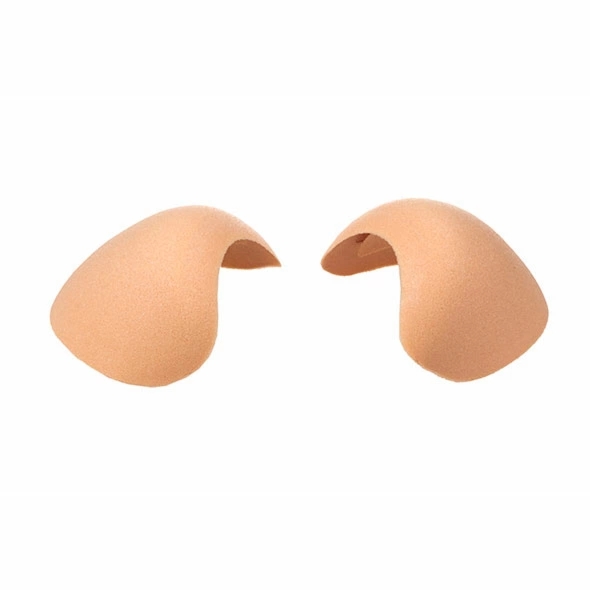 Bye Bra Shoulder Pads Nude – anatomiczne nakładki na ramiona, beżowe, bezszwowe, 1 para