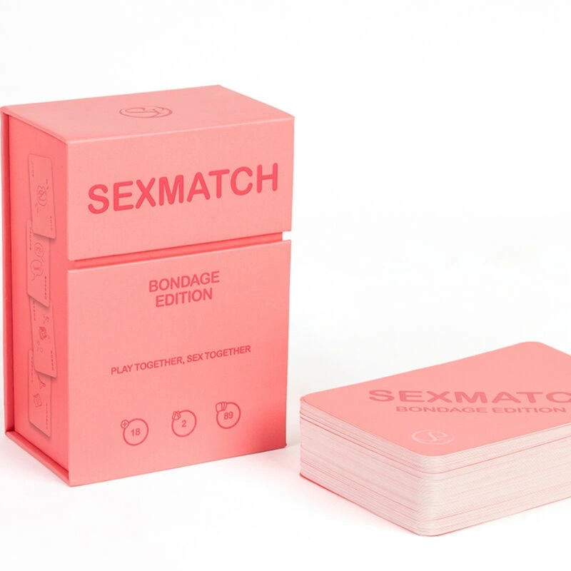 SecretPlay Sexmatch Bondage Edition – gra karciana dla par, 89 kart, ilustracje i zadania