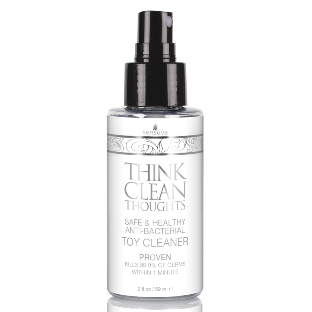 Sensuva Think Clean Thoughts Spray – spray czyszczący do akcesoriów, naturalny skład, 59 ml