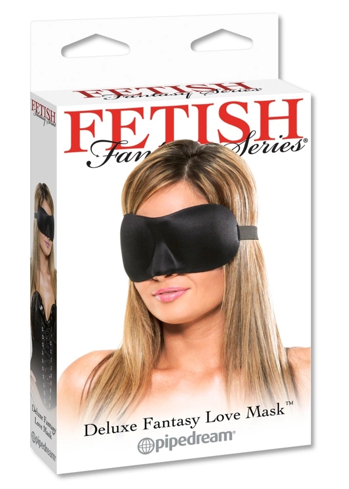 Fetish Fantasy Series opaska na oczy czarna, elastyczna taśma, uniwersalny rozmiar