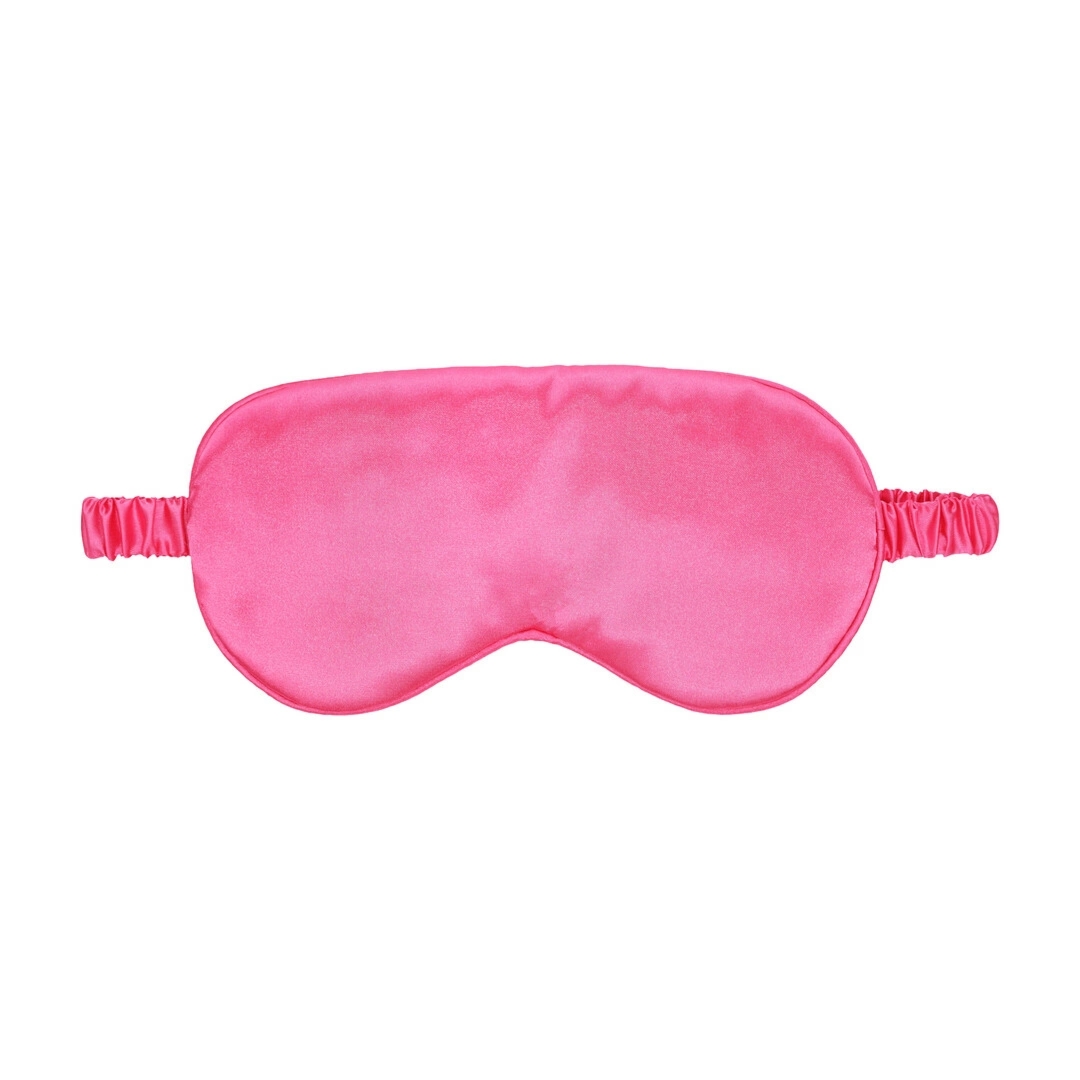 LoversPremium Satin Mask Pink – satynowa maska na oczy, różowa, komfortowa, uniwersalna
