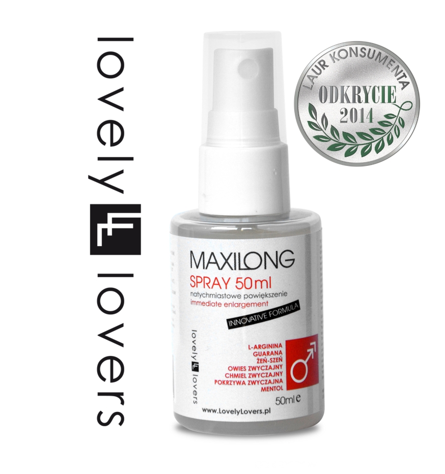 SexShop - Innowacyjny płyn powiększający penisa - Lovely Lovers MAXILONG Spray INNOVATIVE FORMULA 50ml - online