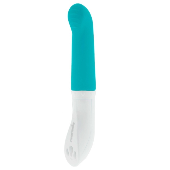 SexShop - Wibrator z systemem automatycznego nawilżania - Cascade Ripple Vibrator niebieski - online