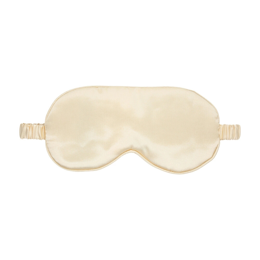 LoversPremium Satin Mask Gold – satynowa maska na oczy, złota, elastyczna opaska, uniwersalny rozmiar