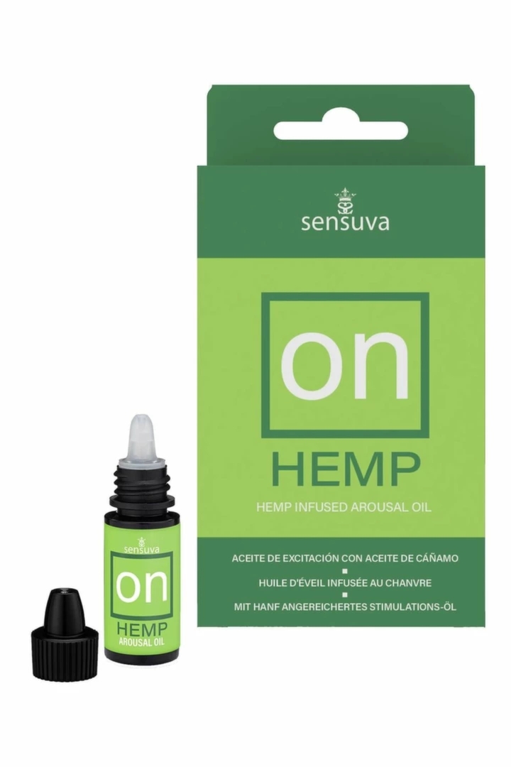 Sensuva ON Hemp Arousal Oil 5ml olejek intymny z olejem konopnym i ekstraktami roślinnymi