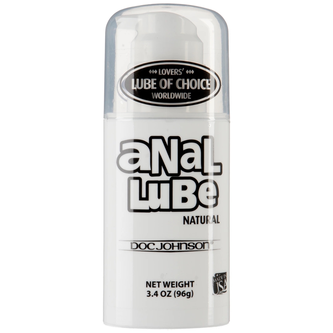 Doc Johnson Anal Lube Natural żel nawilżający z pompką bezpowietrzną 100 ml