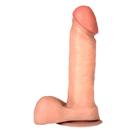 SexShop - Realistyczny duży penis White Boomser Dildo - online