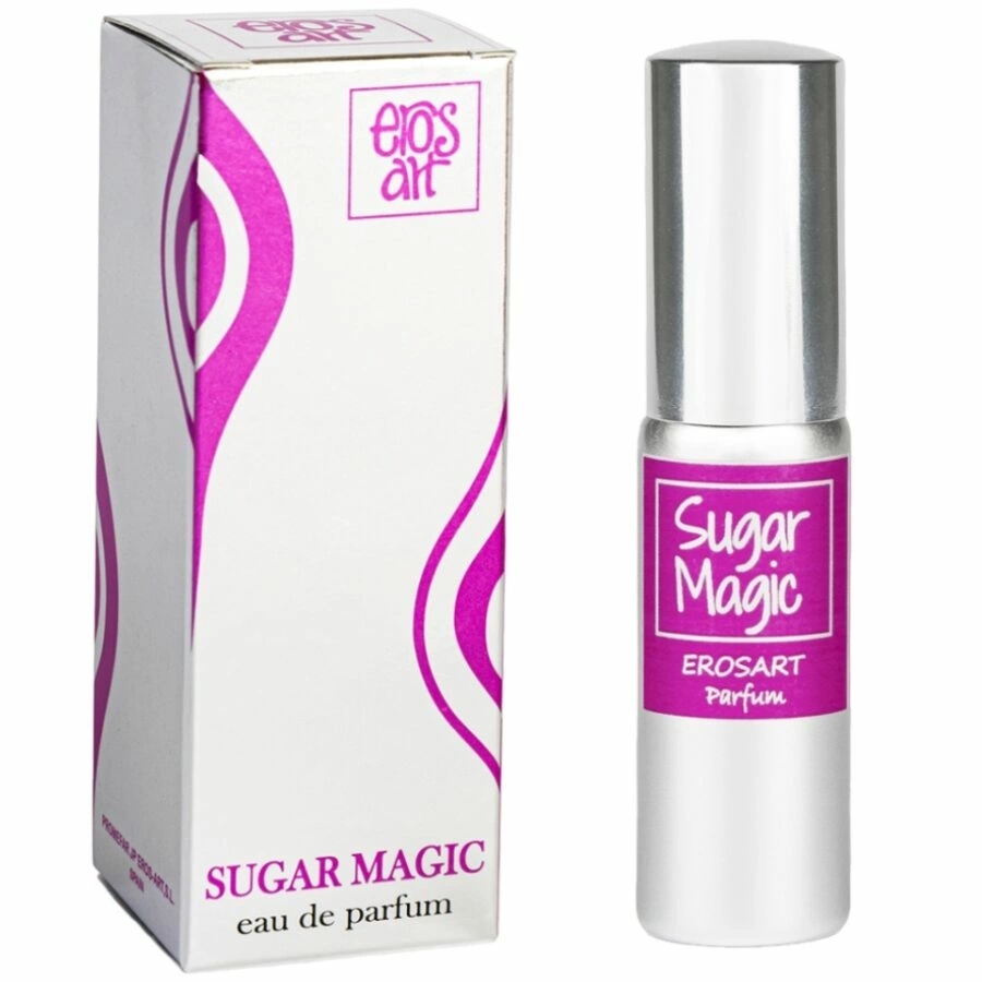 EROS-ART Sugar Magic perfumy 20 ml, słodki aromat waty cukrowej, kompaktowy flakon