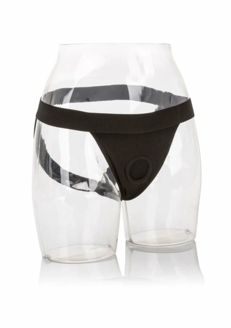 CalExotics Packer Gear Jock Strap – elastyczny pas intymny XS/S z kieszenią na wibrator i O-ringiem