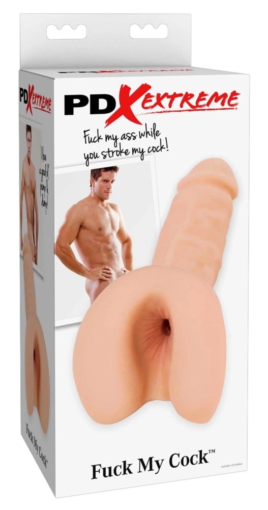 Pipedream P.E.T. model intymny z otworem 21 cm, anatomiczna forma, TPE