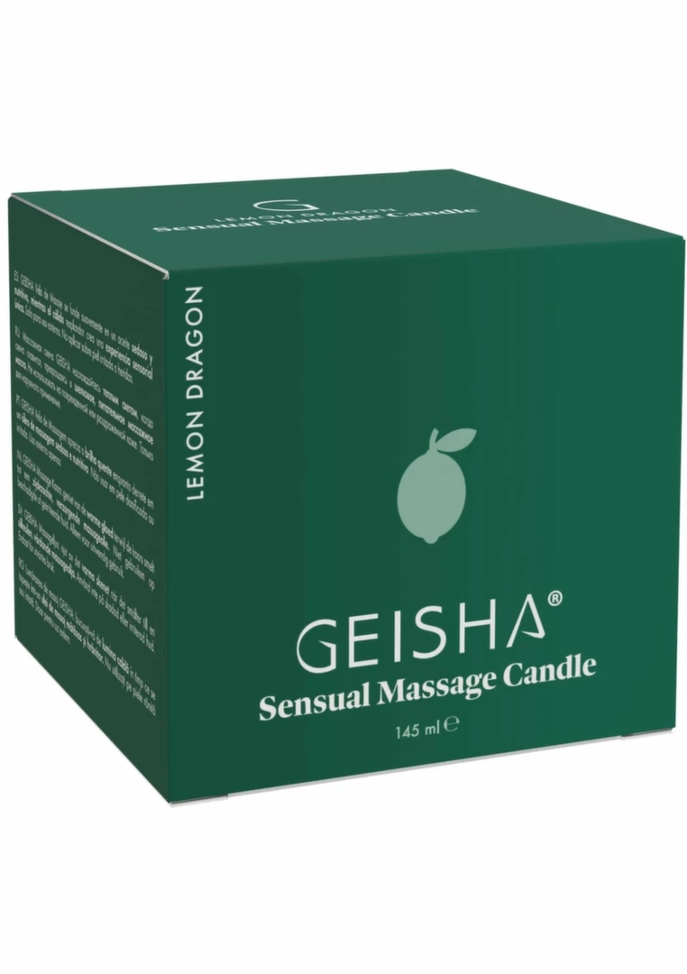 GEISHA Sensual Massage Candle 145 ml – świeca do masażu z naturalnymi olejami roślinnymi, relaksujący zapach