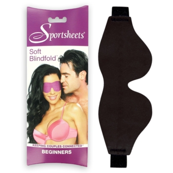 SexShop - Czarna Maska na oczy - Soft Blindfold