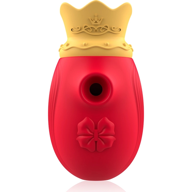 Intense Clitorial Pulsator Red – 10 trybów fali i ruchu języka, wodoodporny, silikon
