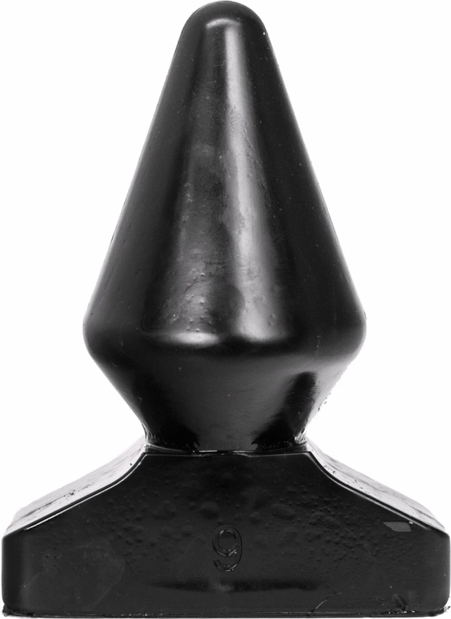 All Black Korek anatomiczny z rowkami 18,5 cm czarny – Ergonomiczny model PVC
