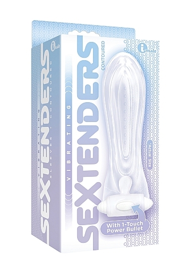 Przedłużka penisa z wibracjami - IC2509-2 - Vibrating Sextenders - Contoured