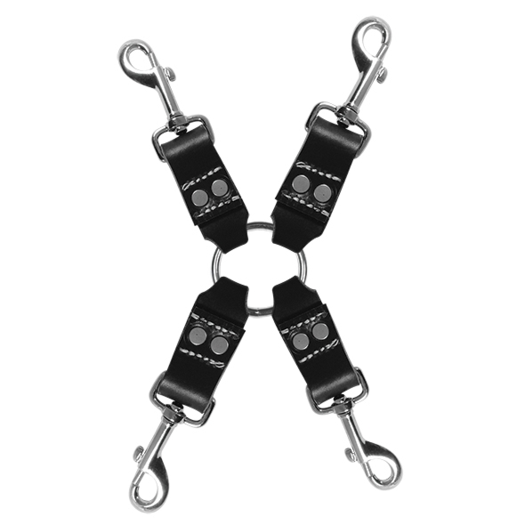 Sexshop - Sportsheets Edge Leather 4 Point Hog Tie - Uprząż do kołyski