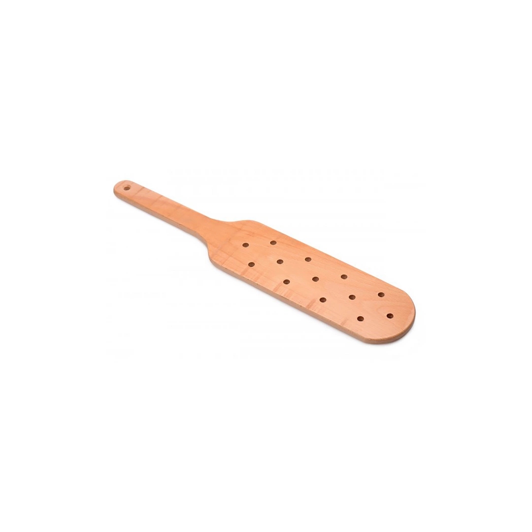 XR Brands Paddle – Drewniane wiosło z otworami, lekka konstrukcja, ergonomiczny uchwyt